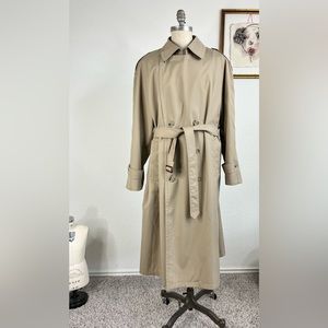 Christian Dior Monsieur Trench Coat Men's w Liner 46R